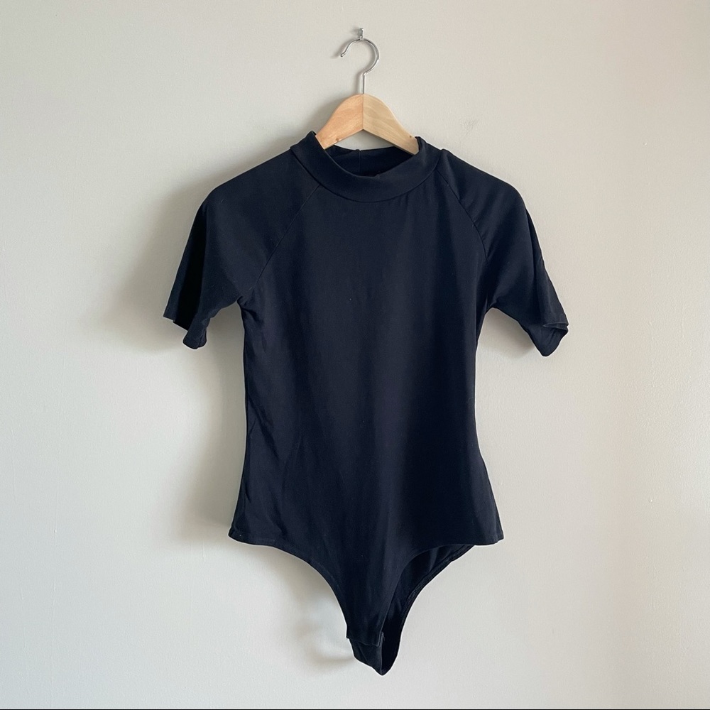 PrettyLittleThing Black Bodysuit